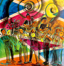 Load image into Gallery viewer, Big Hittaz Brass Band - Original Painting
