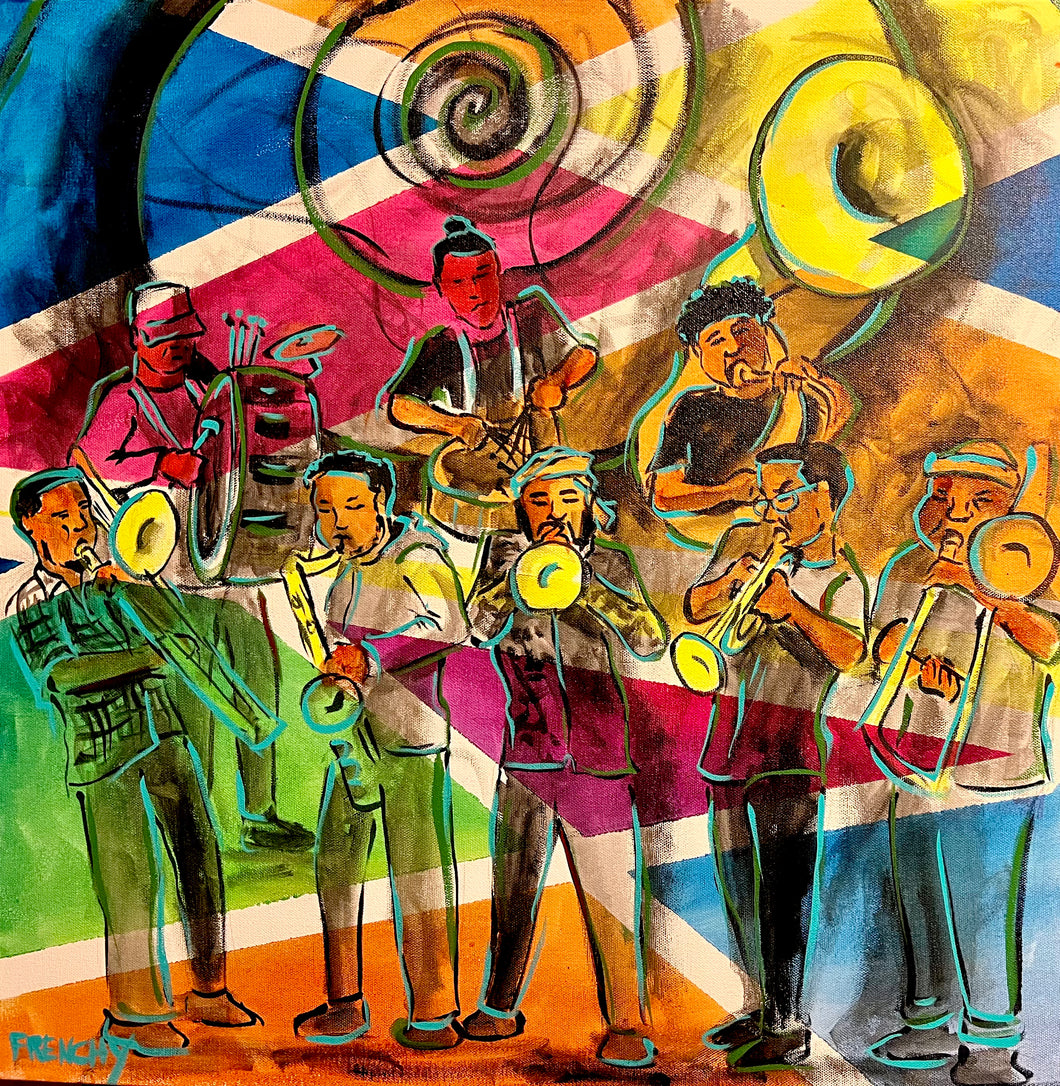 Big Hittaz Brass Band - Original Painting